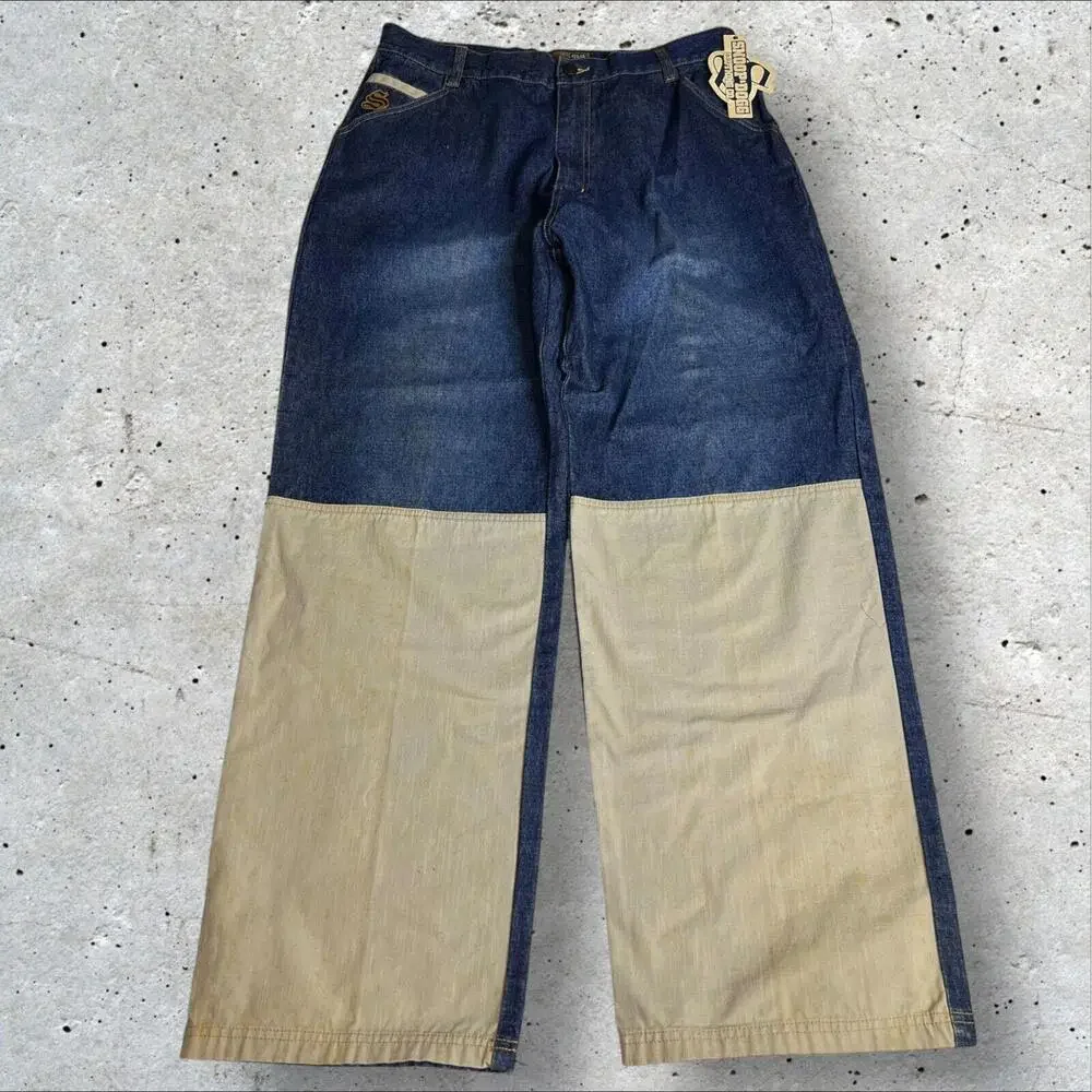 Snoop Dogg‎ Denim Canvas Baggy Jeans Work Pants Size 34